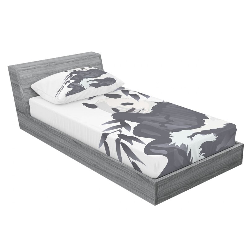 East Urban Home Brosley Panda Sheet Set | Wayfair