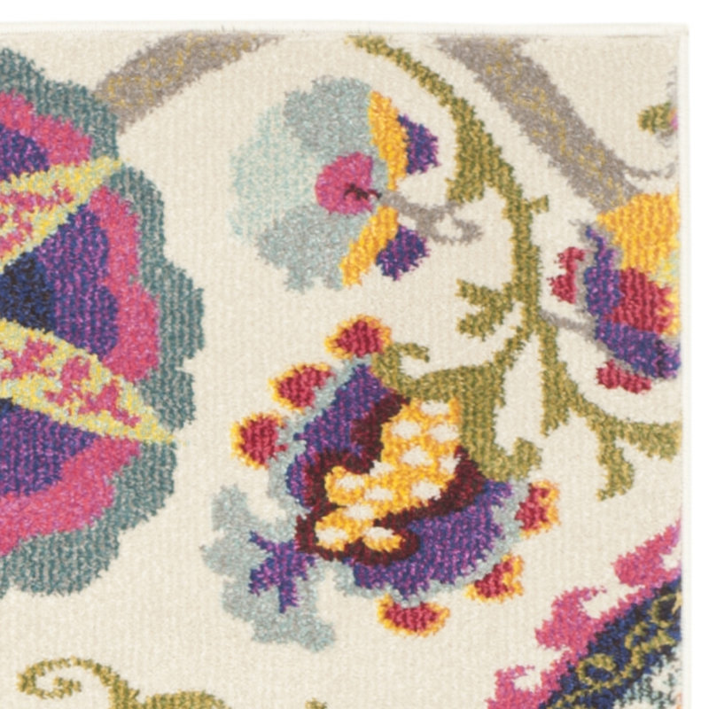 Safavieh Innenteppich Aria in Elfenbein & Bewertungen | Wayfair.de