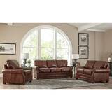 Lyndsey 3 Piece Leather Living Room Set by 17 Stories