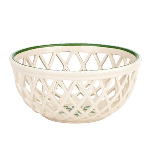 Holiday Open Weave Bread Basket