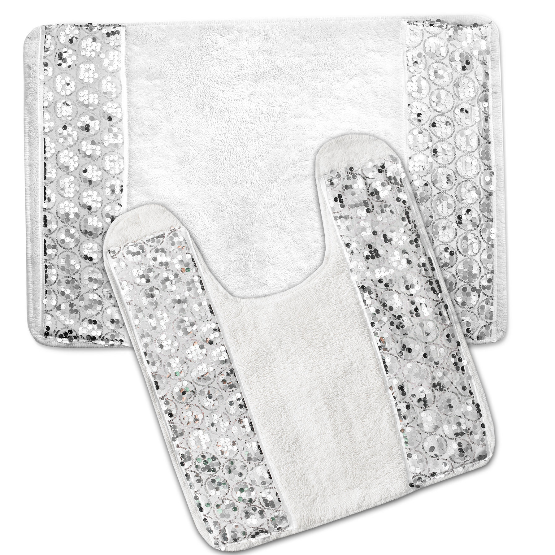 Mercer41 Channce Luxury Multiple NonSlip piece Bath Rug Set & Reviews