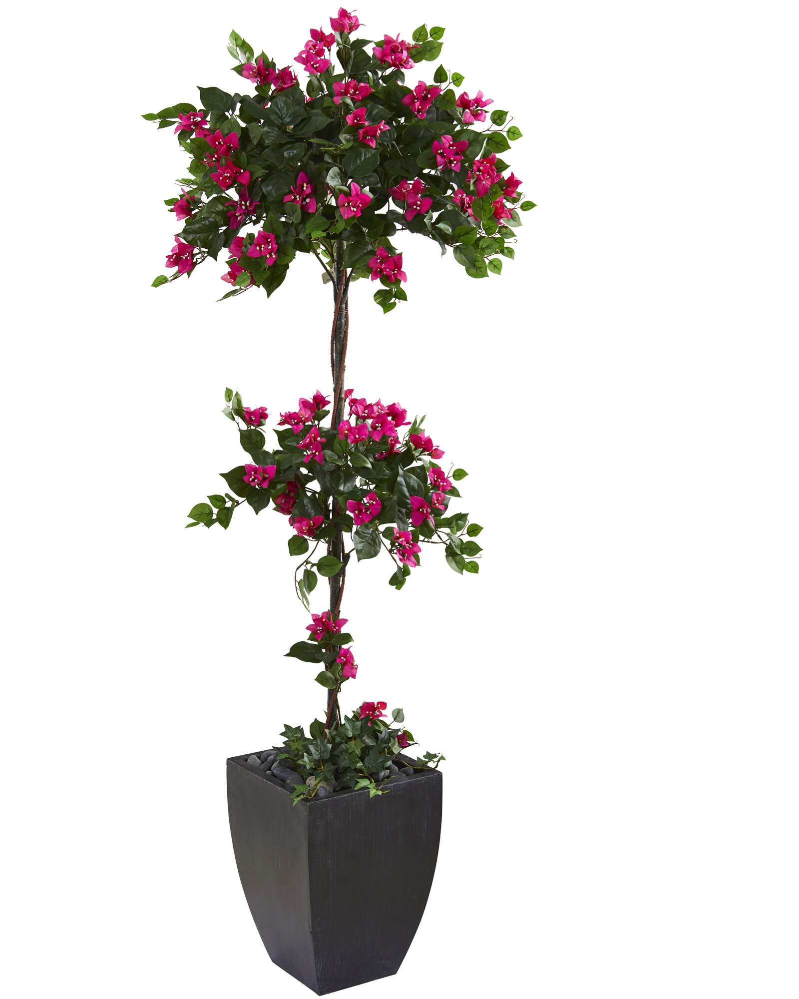 Red Barrel Studio 47 5 Artificial Bougainvillea Tree In Planter Wayfair