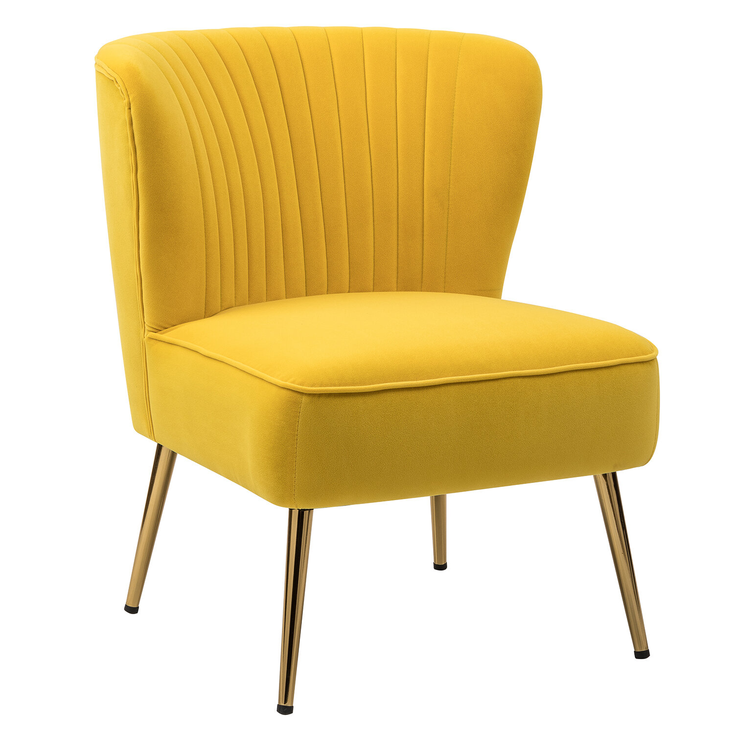 yellow comfy chair