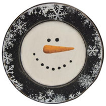 snowflake dessert plates