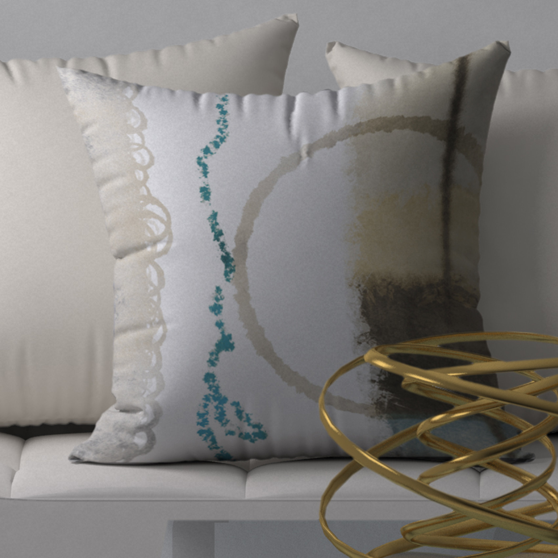 Orren Ellis Drool V.I.P. Square Pillow Cover & Insert Wayfair