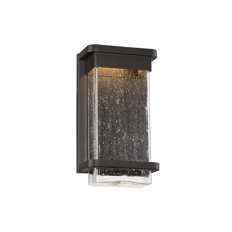 paniek Fotoelektrisch Glimmend Modern Forms Vitrine 12.13'' H Integrated LED Seeded Glass Outdoor Flush  Mount & Reviews | Wayfair