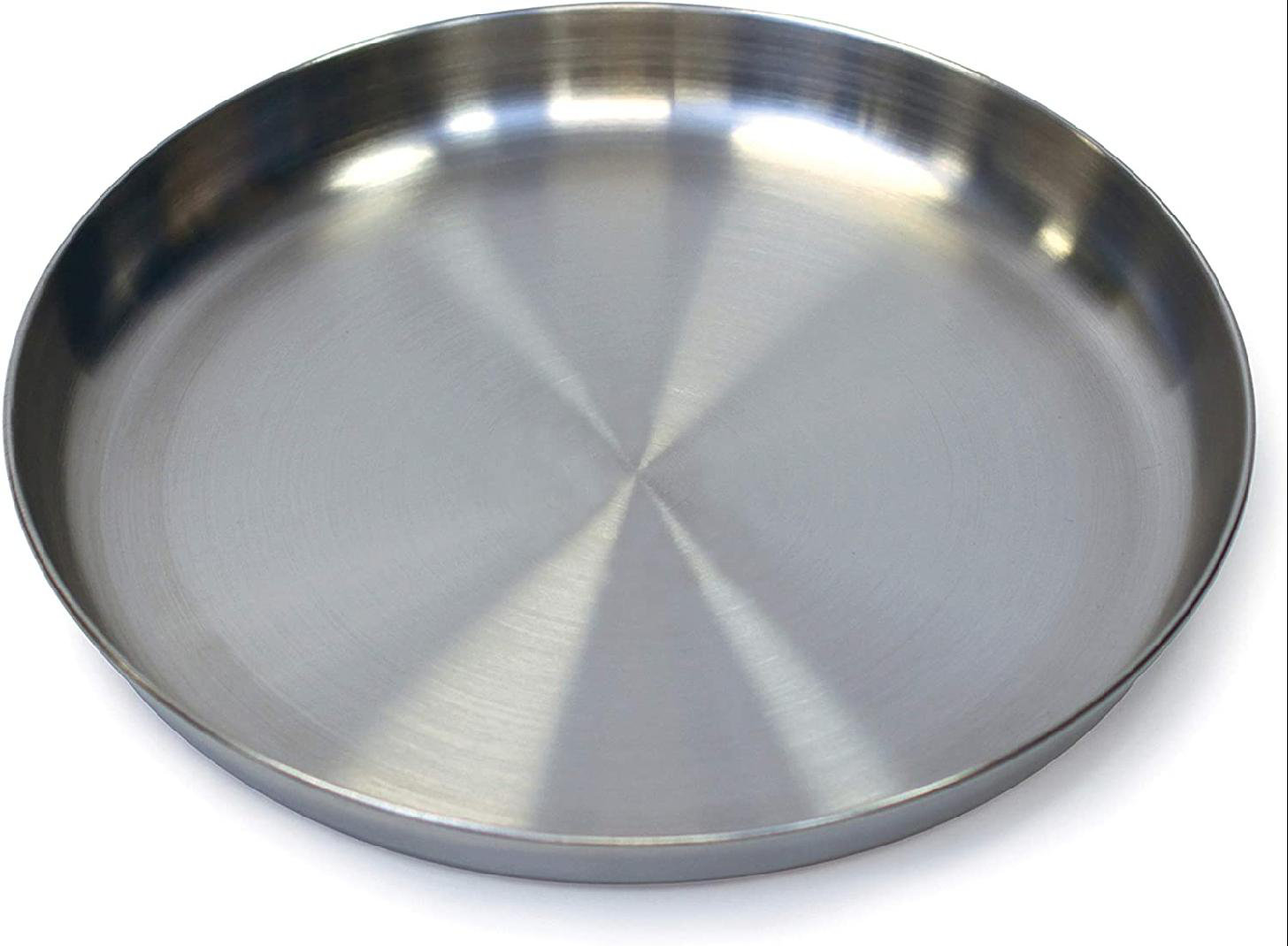 Prep & Savour Stainless Steel Camping Plate, 9.25Inch, One Size (263