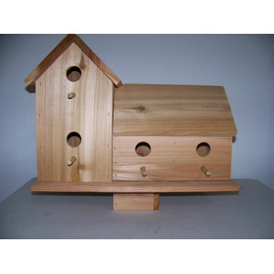 Cedar 16 in x 18 in x 10 in Birdhouse