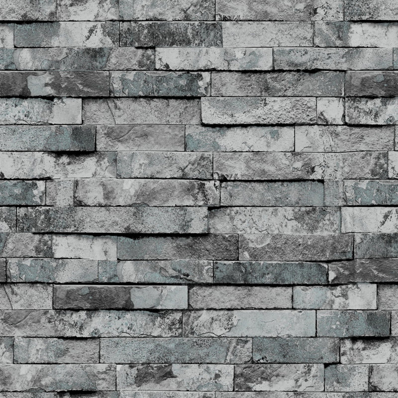 17 Stories Cyrilmagnin 33 L X 21 W Slate Wallpaper Roll Wayfair