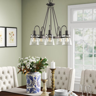 Go to store & view more images Wyble 5-Light Shaded Chandelier by Birch Lane? Heritage