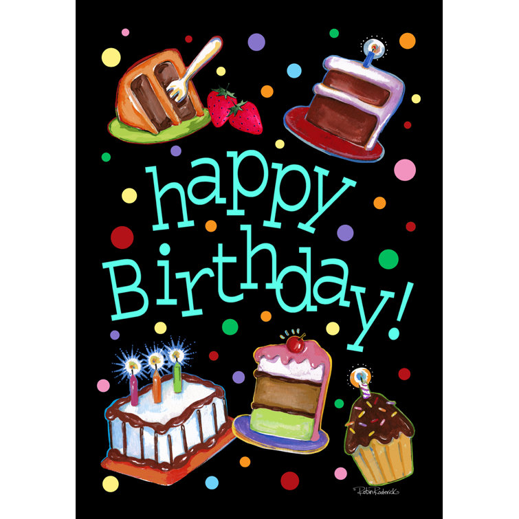 Toland Home Garden Drapeau De Maison 2 Cotes 28 X 40 Po Joyeux Anniversaire Gateau Wayfair Ca Toland Home Garden Drapeau De Maison 2 Cotes 28 X 40 Po Joyeux Anniversaire Gateau Wayfair Ca