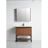 47 Single Bathroom Vanity Set with Mirror by Latitude Run®