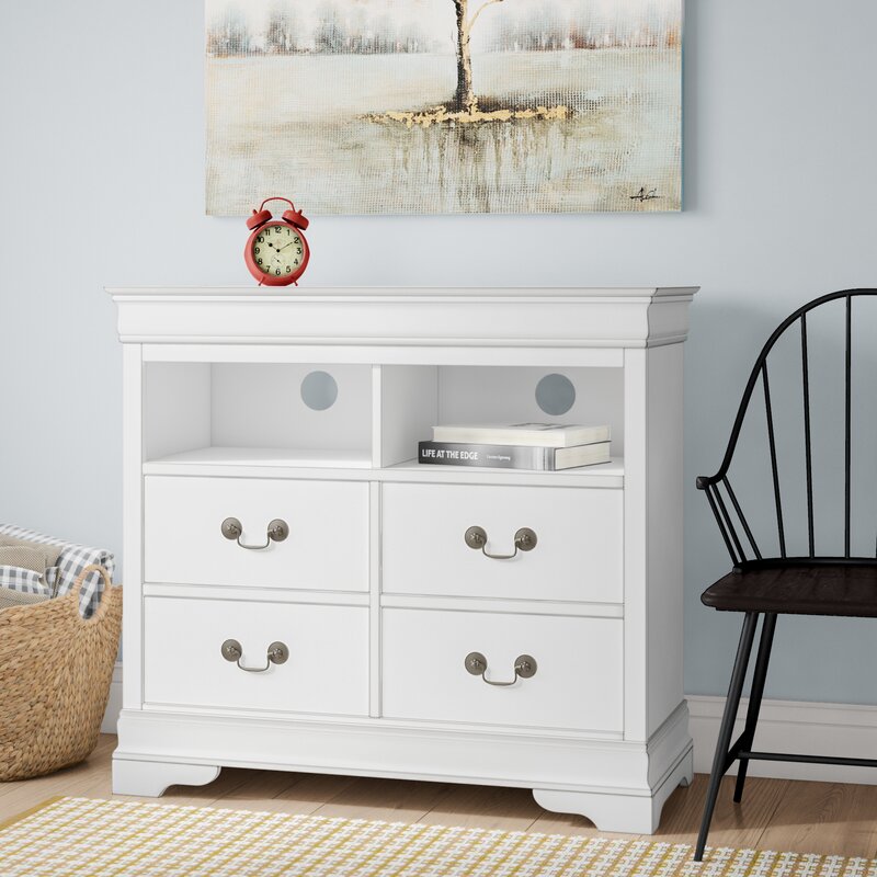 Lark Manor Babcock 4 Drawer Media Chest Reviews Wayfair