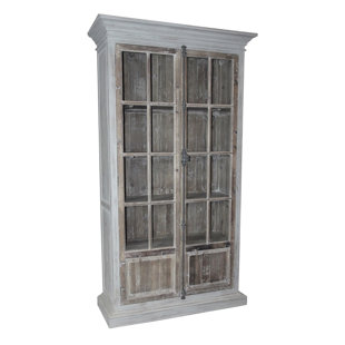 Go to store & view more images Lachlan French Door Vitrine China Cabinet by One Allium Way