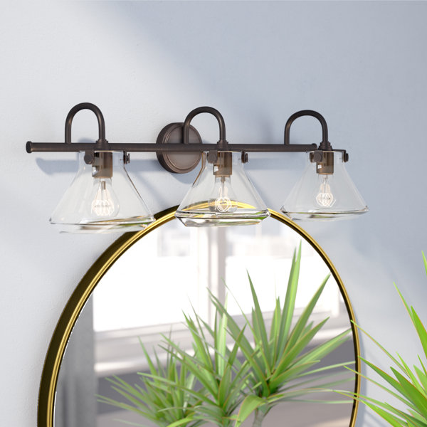 Longshore Tides Cardoza 3 Light Cone Vanity Light Reviews Wayfair