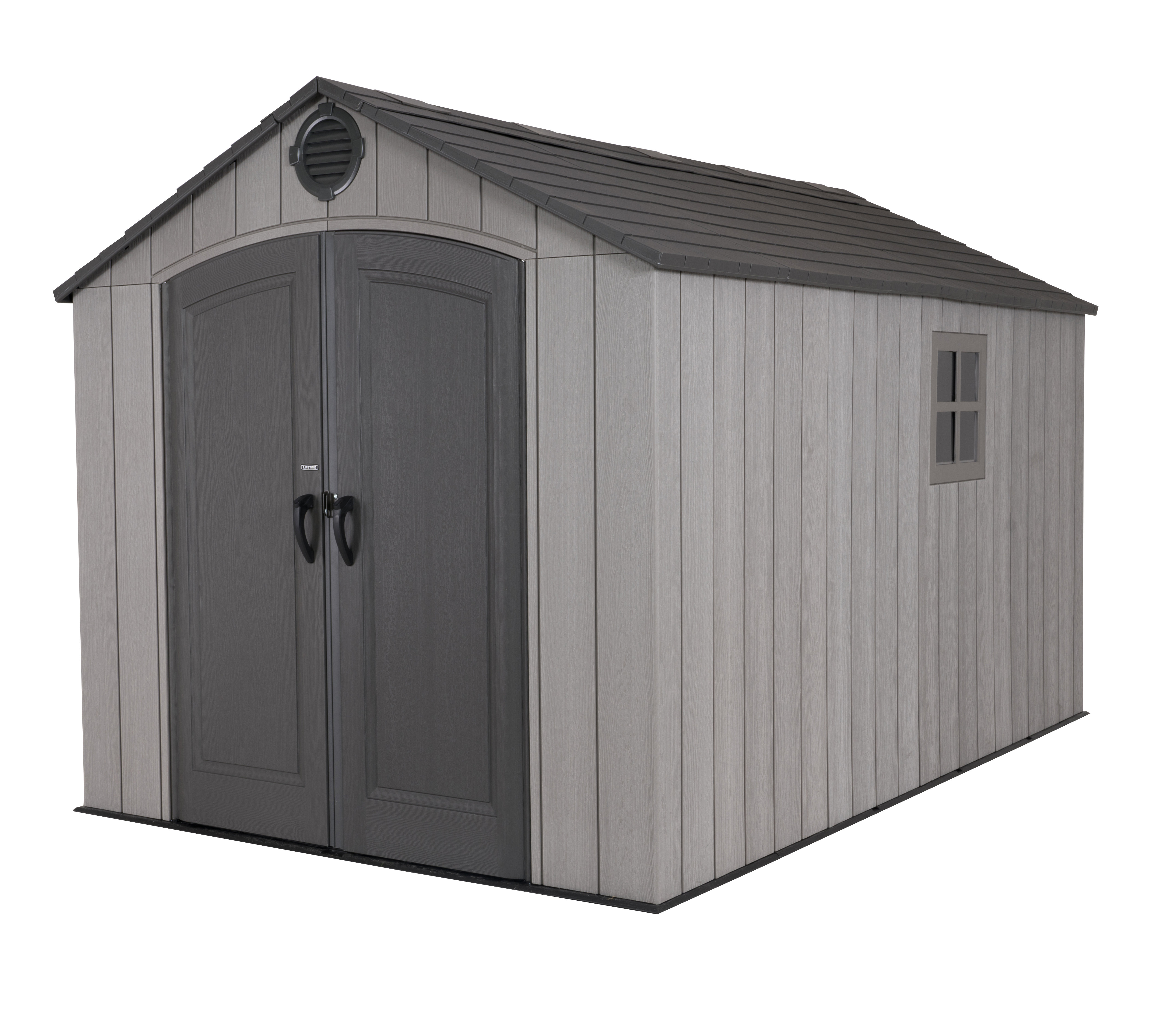 Lifetime Outdoor 8 Ft W X 12 5 Ft D Plastic Storage Shed