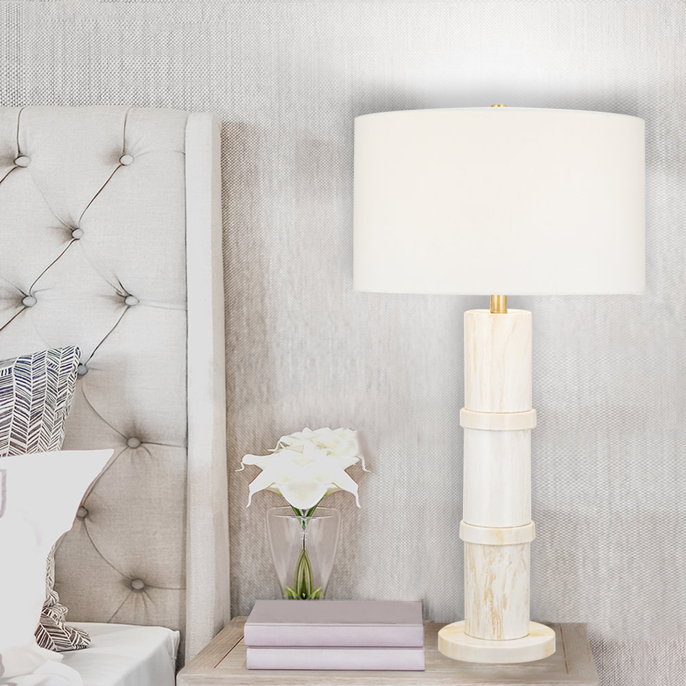 marble table light