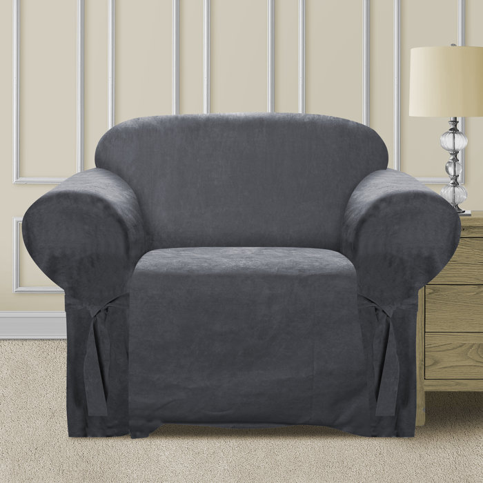Winston Porter Microsuede Sofa Slipcover Wayfair