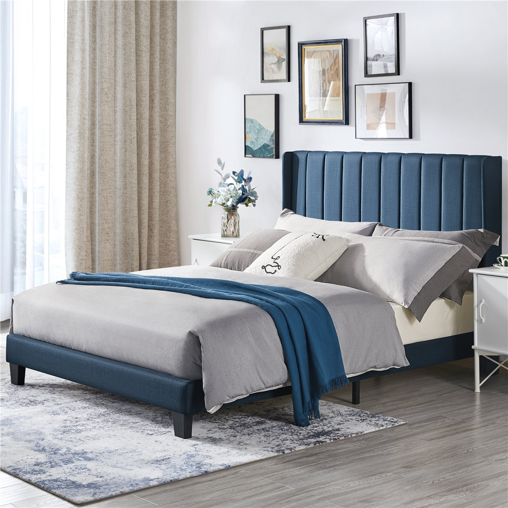 Latitude Run® Upholstered Bed & Reviews | Wayfair