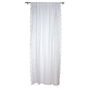 White Cotton Eyelet Curtains Wayfair Quickview