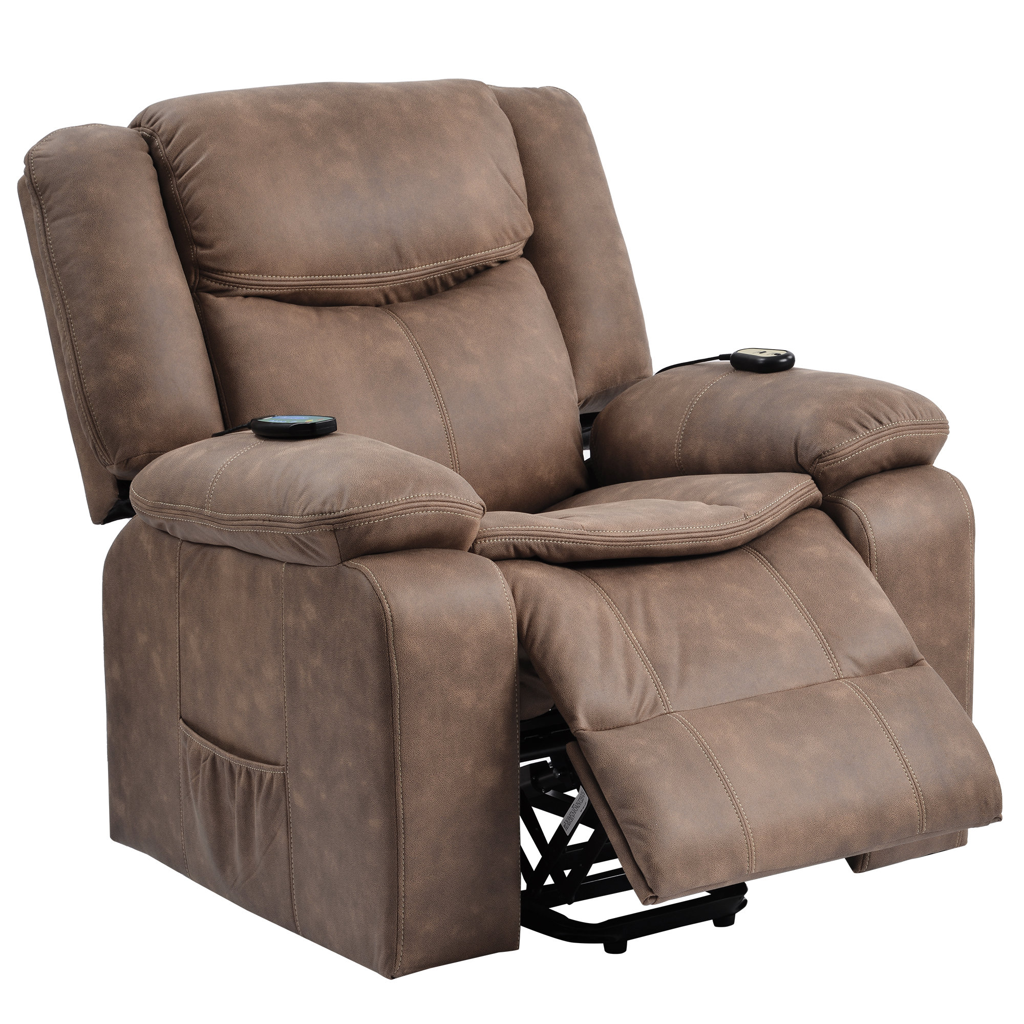 Red Barrel Studio Power Lift Chair For Elderly With Adjustable Massage Function