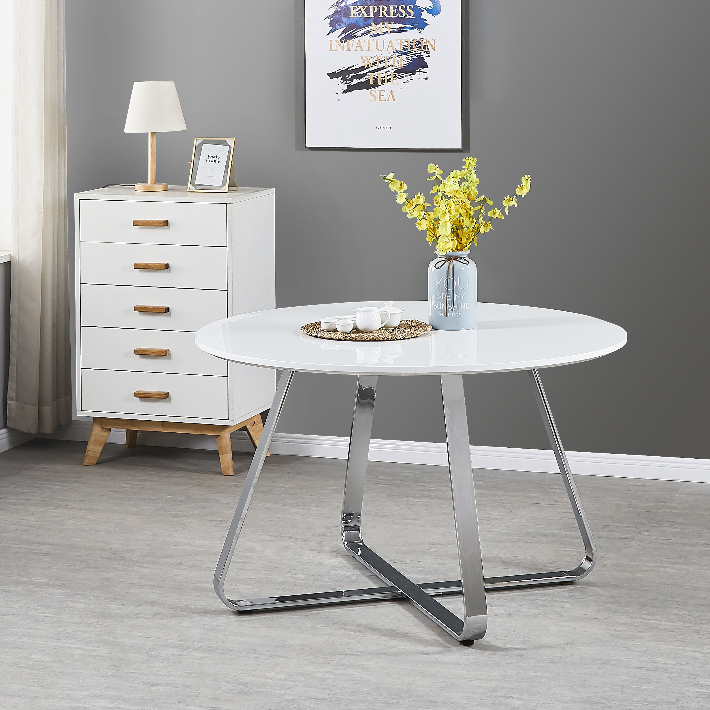 17 Stories Esstisch Acoidan Wayfair De