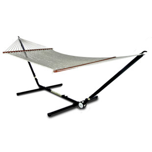 Go to store & view more images Heanor Adjust to Fit Double Tree Hammock with Stand by Freeport Park