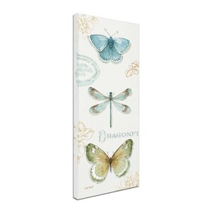 Buy 'My Greenhouse Butterflies V' Graphic Art Print on Wrapped Canvas!