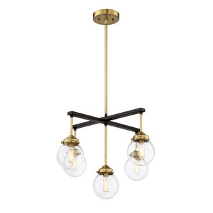 Go to store & view more images Suffield 5-Light Shaded Chandelier by George Oliver