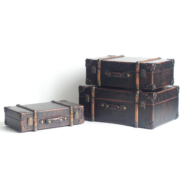 leather suitcase set