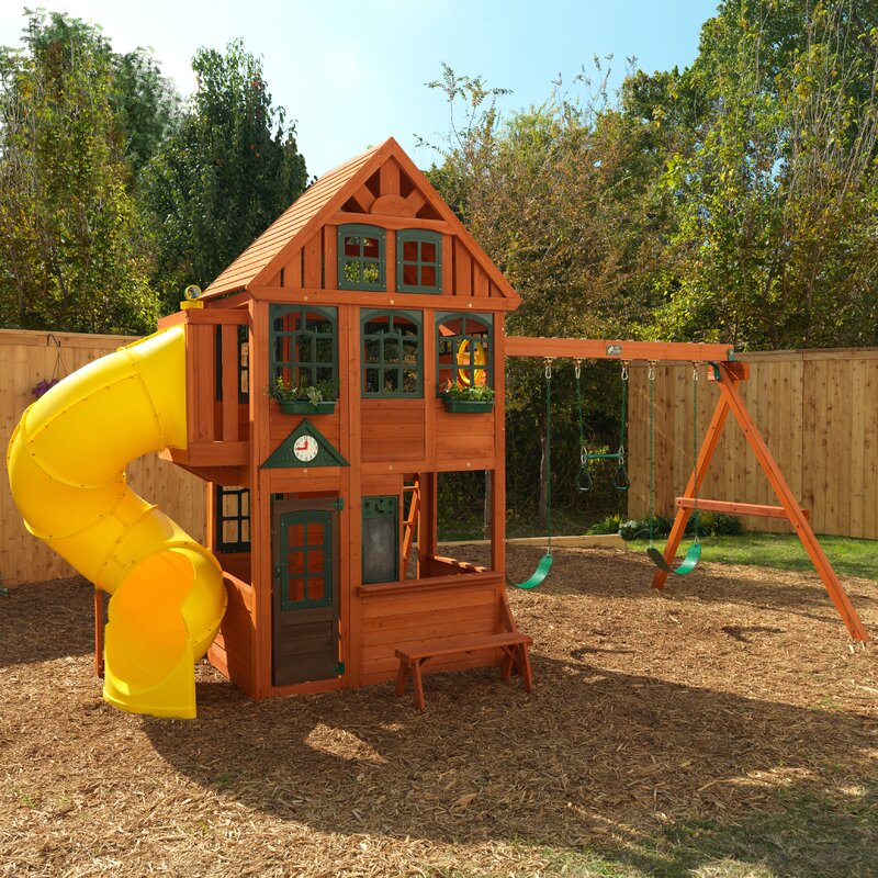 Preston Wooden Swing Set