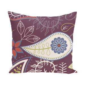 Vinoy Paisley Floral Outdoor Throw Pillow