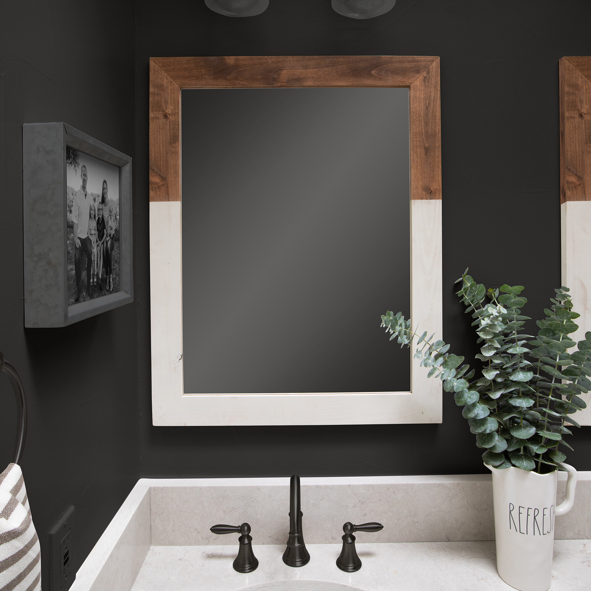 Gracie Oaks Baycroft Cottage Americana Bathroom Mirror Reviews Wayfair