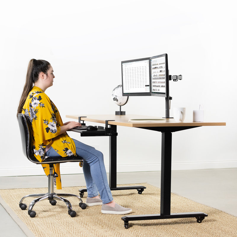 Ergonomic Keyboard Laptop Mouse Stand Mount For Workstation Video Gaming Installed To Chair Or Any Round Bar With Maximum 1 96 Inch Diagonal Thickness Amazon Ca Home Kitchen