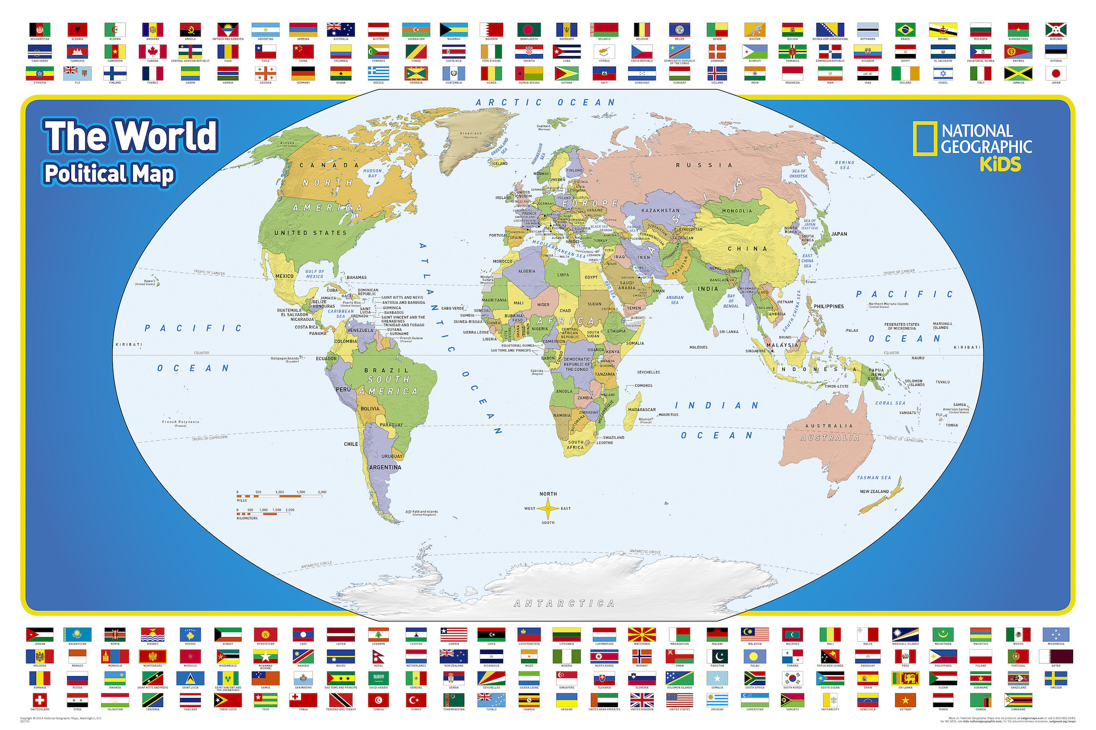 National Geographic Maps The World For Kids Map Wayfair