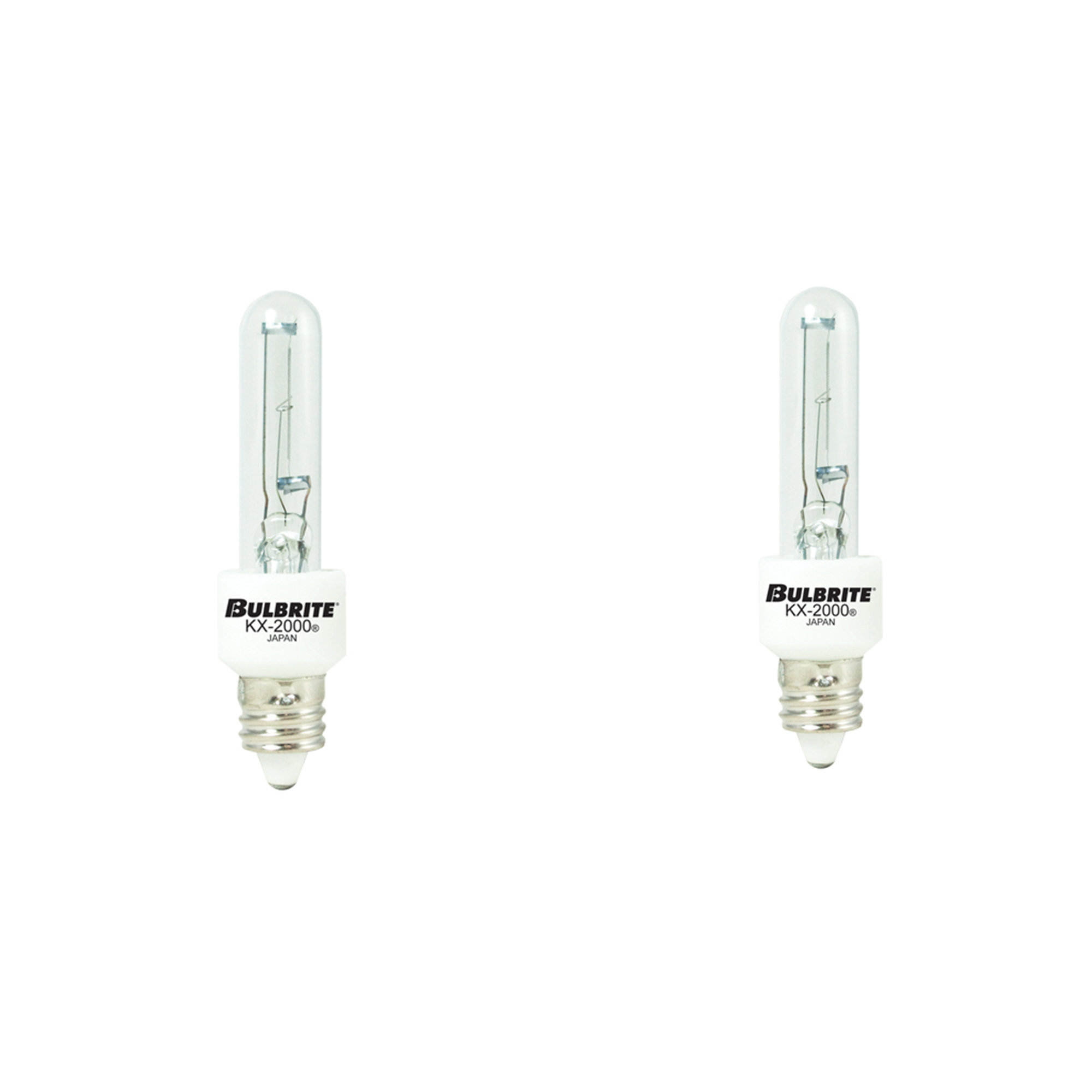 4 Pcs of 50 Watt E11 Base Mini Candelabra Halogen Light Bulb 130V 50W 130 Volts