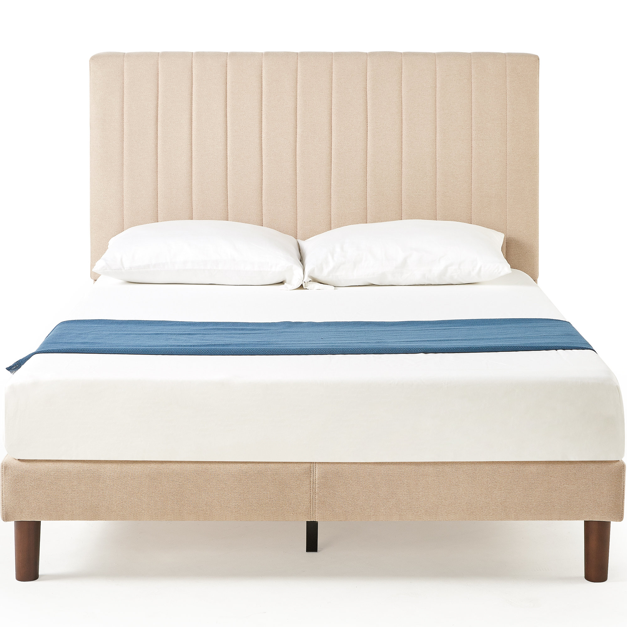 House Of Hampton Debi Upholstered Platform Bed Reviews Wayfair