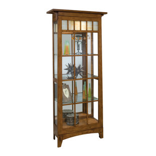 Go to store & view more images Philip Reinisch Co. Roycroft Lighted Curio Cabinet