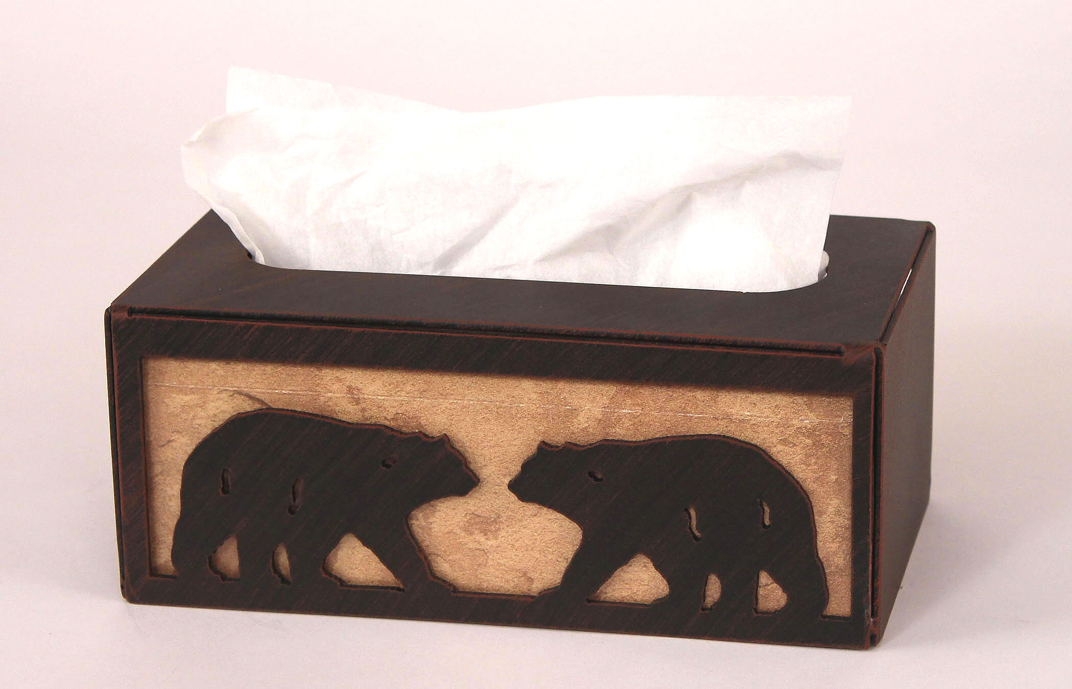 bear tissue box cover