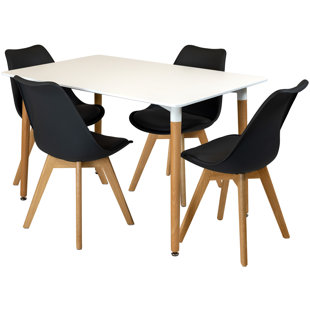 Artin Dining Set With 4 Chairs Artin Dining Set With 4 Chairs