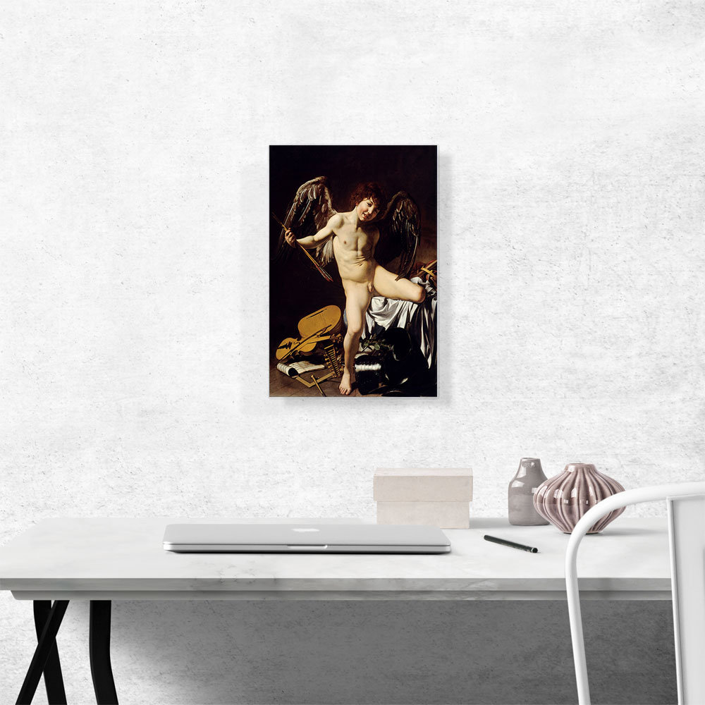 ARTCANVAS Cupid As Victor 1601 by Caravaggio - Wrapped Canvas Painting ...