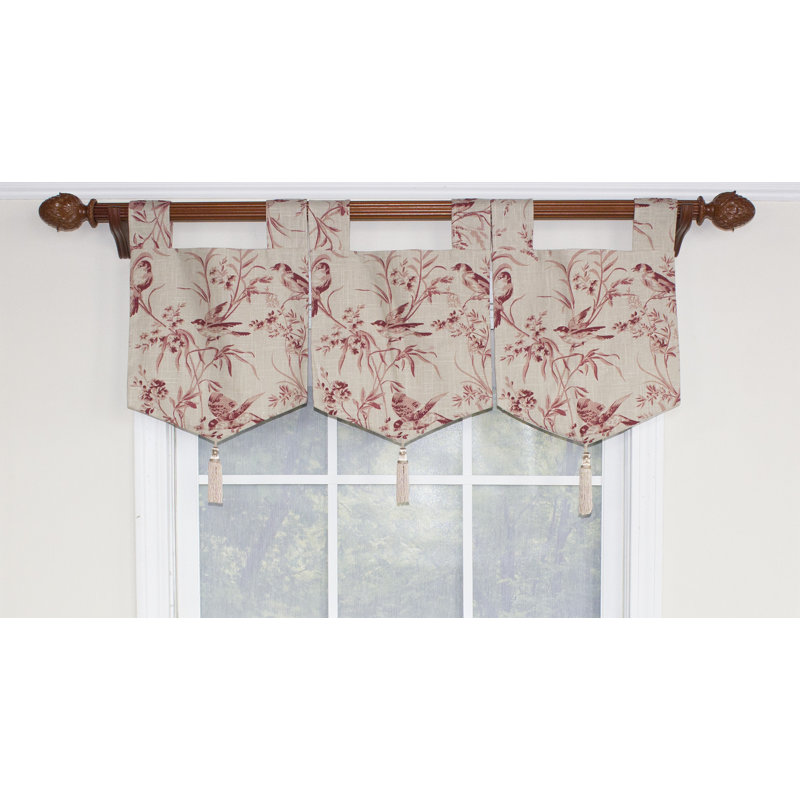 August Grove Weist Aviary Toile Banner Curtain Valance Reviews