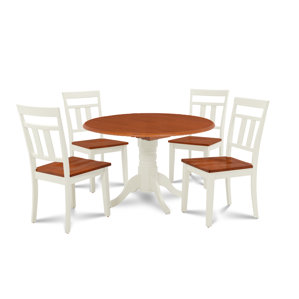 Chesterton 5 Piece Wood Dining Set by Alcott Hill