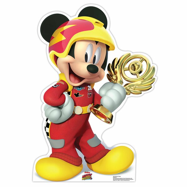 Mickey & The Roadster Racers-Mickey con trofeo Disney Bullyland Juguete Cake Topper 