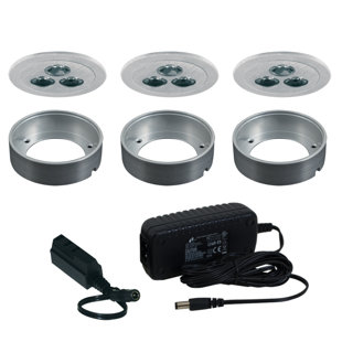 Recessed Under Cabinet Lighting You Ll Love Wayfair Silm Disk Led Under Cabinet Recessed Light Kit