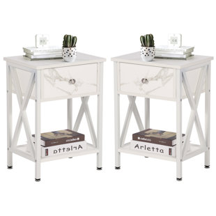 Very Small White Night Stands Wayfair