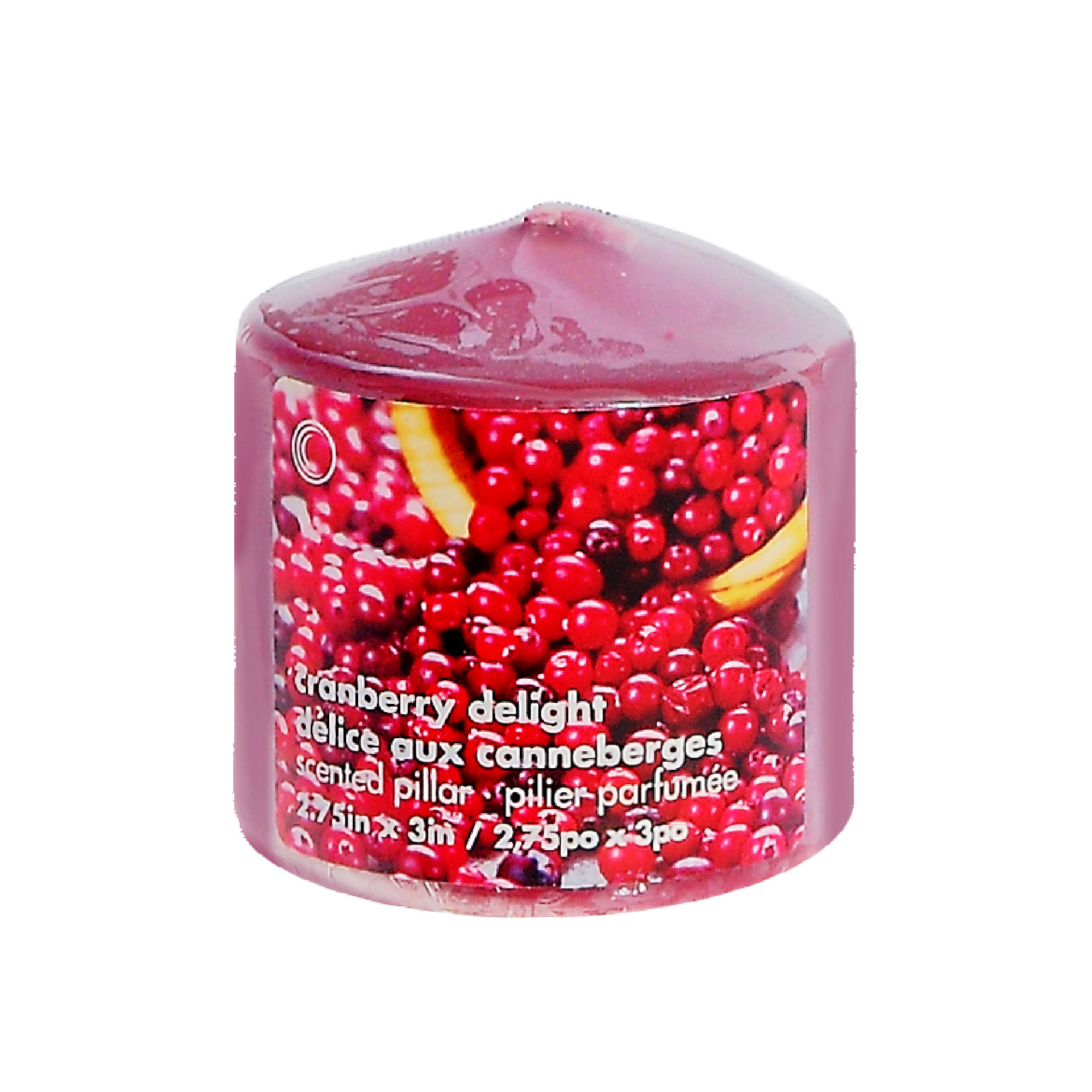 iHcasadécor Cranberry Delight Scented Pillar Candle Wayfair