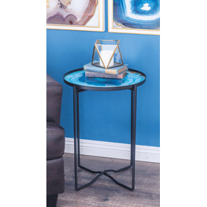 Metal/Glass End Table by Cole & Grey
