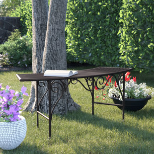 3 Seater Metal Garden Bench Wayfair Co Uk