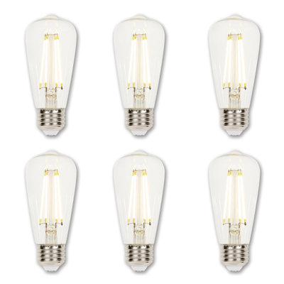4.5 Watt (40 Watt Equivalent) ST15 LED Dimmable Light Bulb Warm White (2200K) E26/Medium (Standard) Base